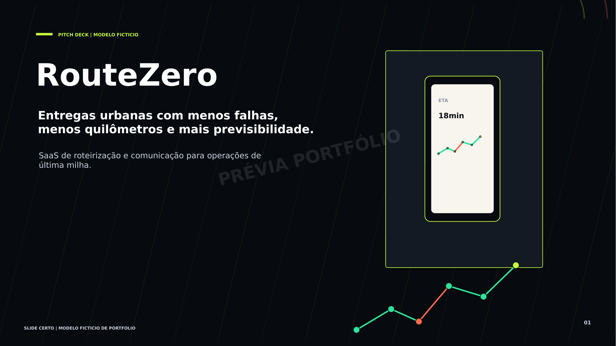 Capa do modelo Pitch Deck